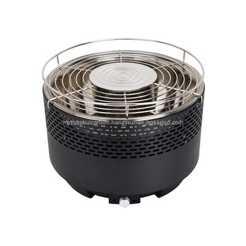 Round Smokeless Garden Outdoor Charcoal BBQ Grill